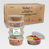 Value+ - 8oz Round Deli Container w/Lids