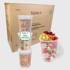 Value+ - 32oz Round Deli Container w/Lids Value+ - 32oz Round Deli Container w/Lids