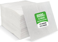 Mayfair - 1 Ply Lunch Napkins 1/4 Fold - White - LNAP01 Mayfair - 1 Ply Lunch Napkins 1/4 Fold - White - LNAP01