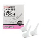 Value+ - Chinese Soup Spoon - White - Retail Pack - RP4008 Value+ - Chinese Soup Spoon - White - Retail Pack - RP4008