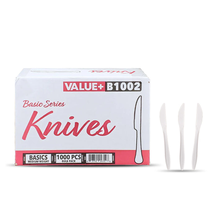 Value+ - Plastic Knife - Bulk - B1002