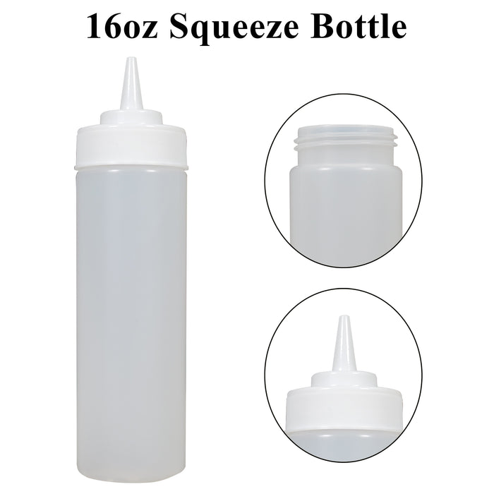 PK - Bouteille compressible de 473 ml - Standard - Transparente