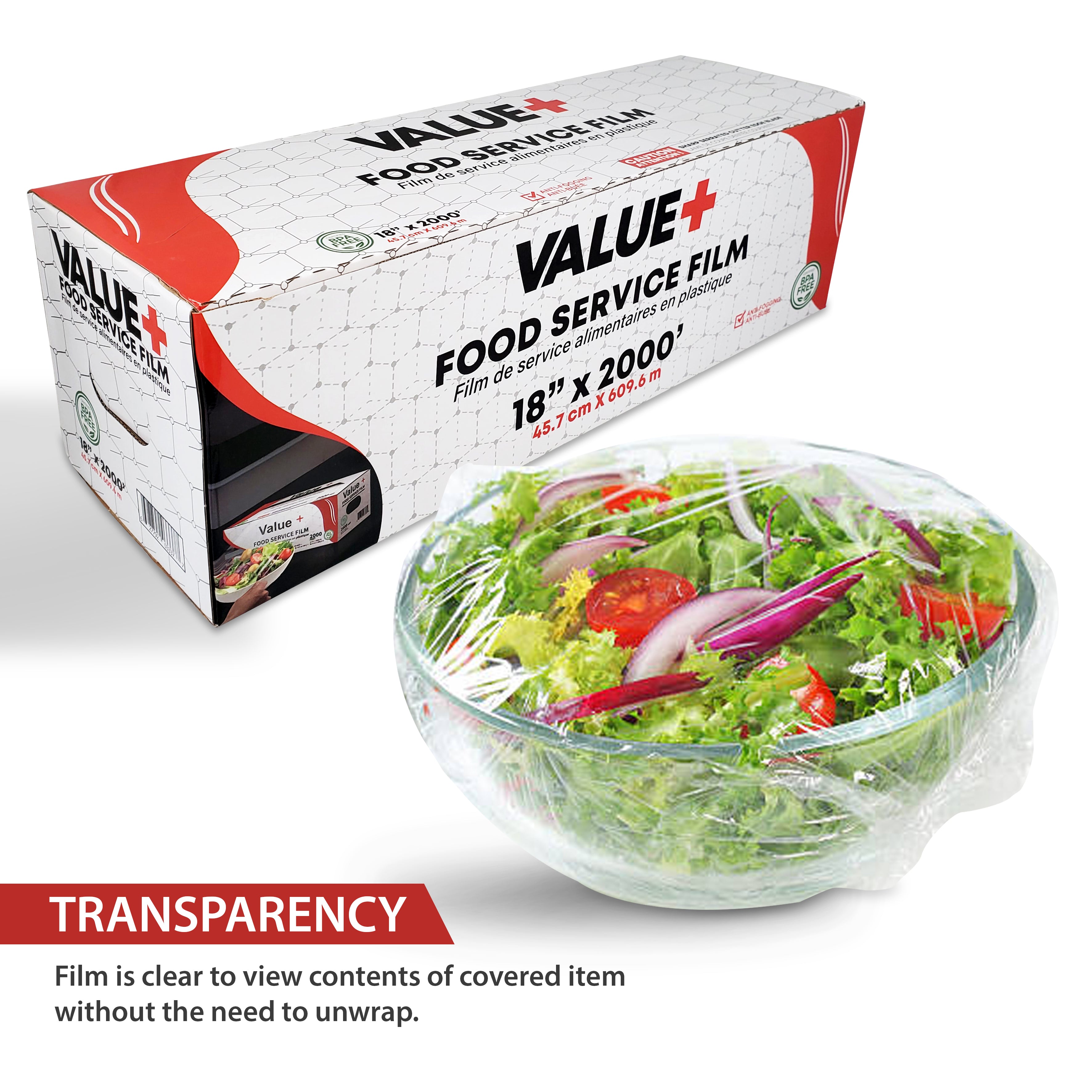 18 Stretch Wrap Film Dispenser, Hand Food Wrap Jamaica