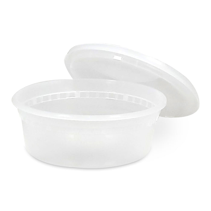 Value+ - 8oz Round Deli Container w/Lids