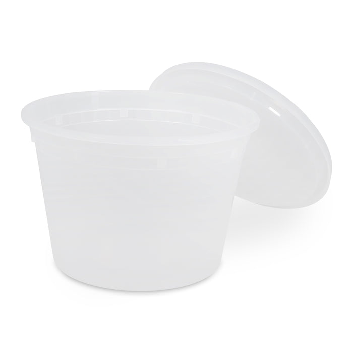 Value+ - 16oz Round Deli Container w/Lids