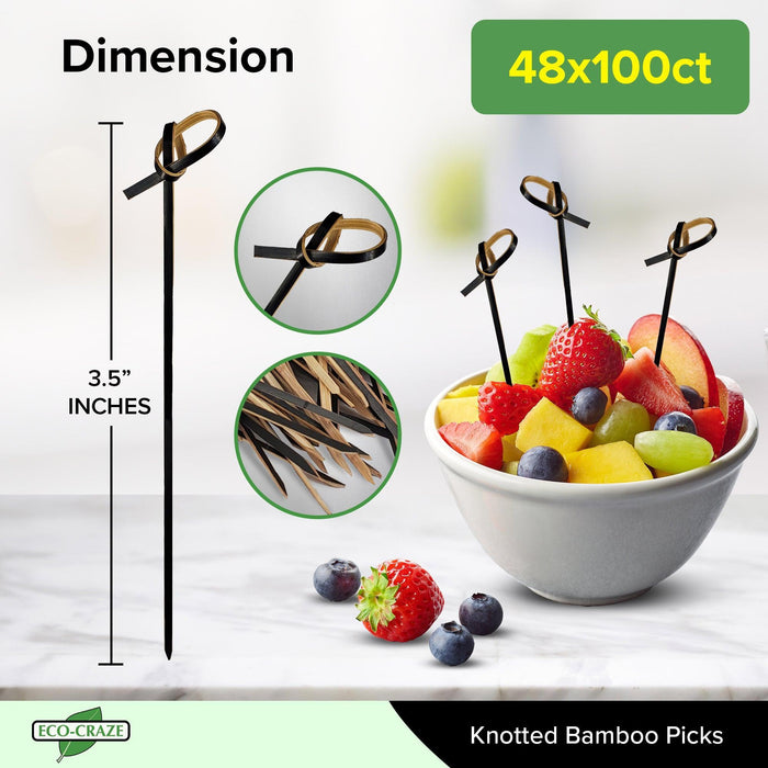 Eco-Craze - Bamboo Knot Pick - 3.5