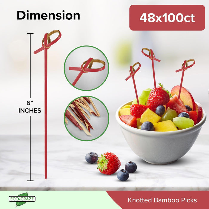 Eco-Craze - Bamboo Knot Pick - 6