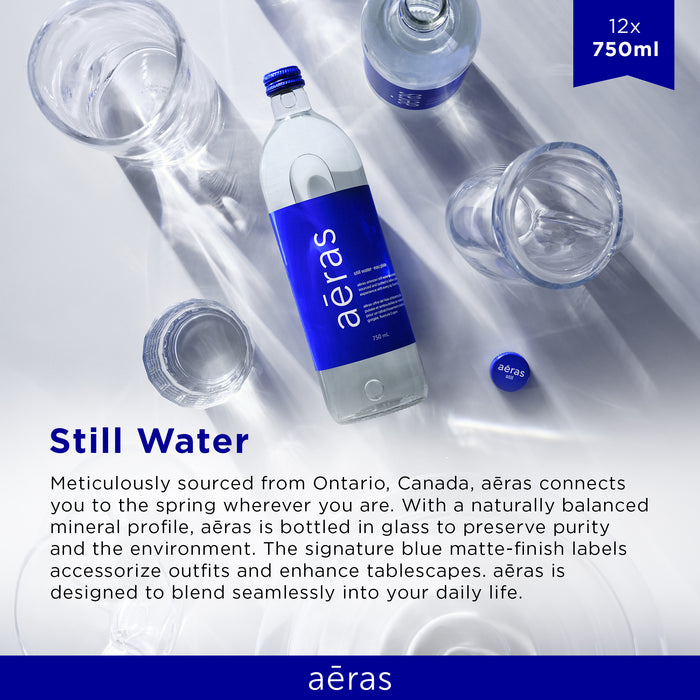Aeras - Premium Still Water - Glass - 750ml