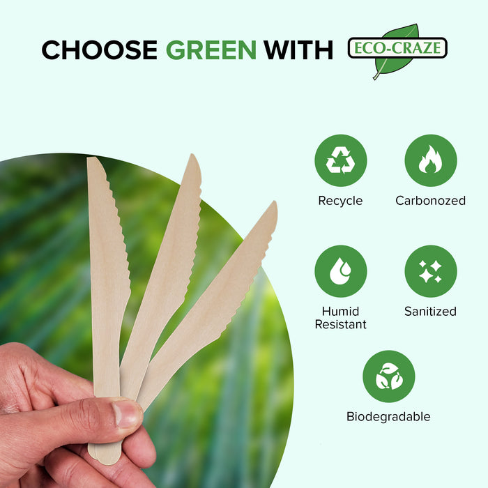 Eco-Craze - Wooden Knife - Bulk