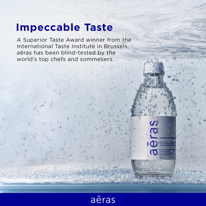 Aeras - Premium Sparkling Water - Glass - 330ml