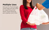 Value+ - S4 High Density White Shopping Bags