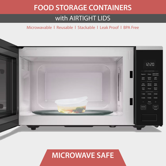 Value+ - 8oz Round Deli Container w/Lids