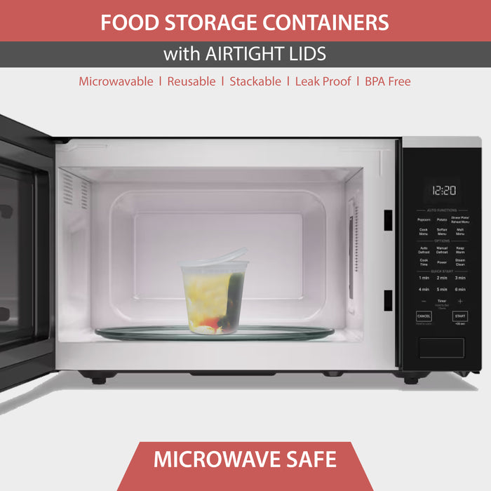 Value+ - 24oz Round Deli Container w/Lids