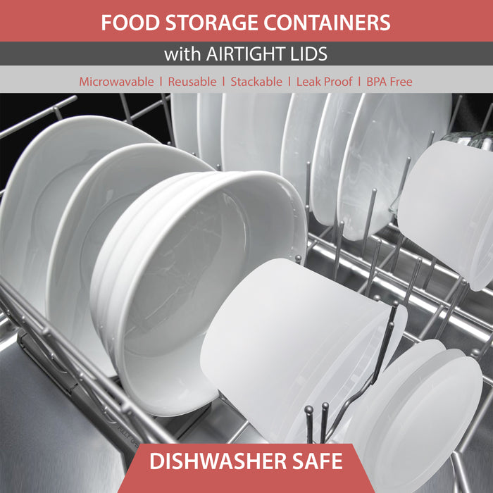 Value+ - 16oz Round Deli Container w/Lids