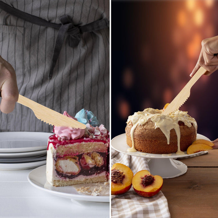 Eco-Craze - Wooden Knife - Individually Paper Wrapped