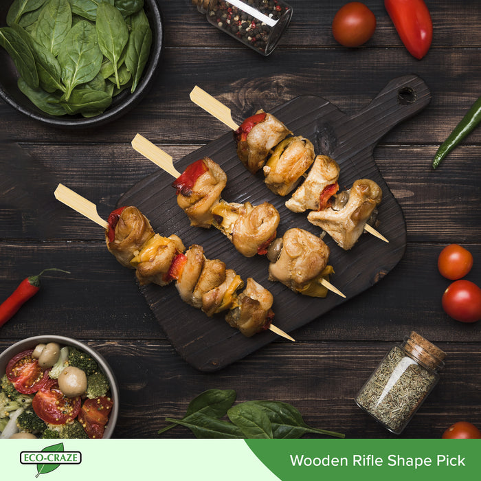 Eco-Craze - Bamboo Rifle Shape Pick 4.7