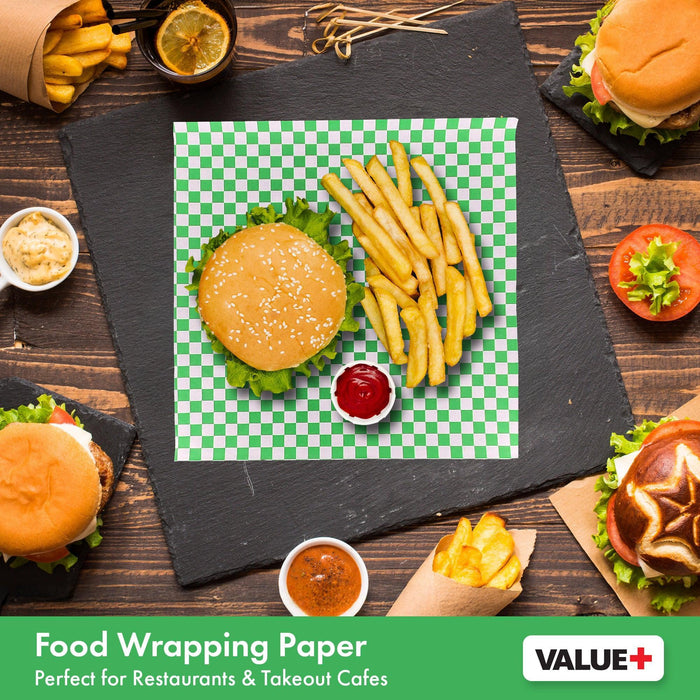 Value+ - Checkered Sheets - Green - 12