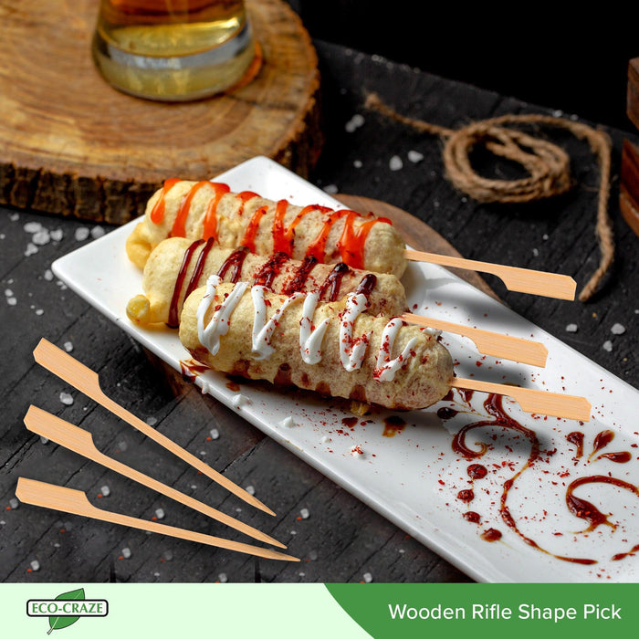 Eco-Craze - Bamboo Rifle Shape Pick 3.5