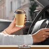 Morning Dew - 10oz Squat Hot Paper Cup - Ripple - Kraft - RC-H10SK
