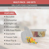 Value+ - 8oz Round Deli Container w/Lids