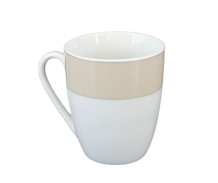 S&CO - Dinnerware Set - Taupe Band (16 PCS)