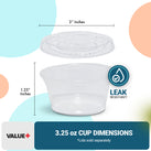 Value+ - 3.25oz Portion Cups - P325N Value+ - 3.25oz Portion Cups - P325N