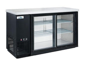 Glacier - Back Bar Cooler Glass Sliding 2 Door 49*24*35 -GBB-49GSD Glacier - Back Bar Cooler Glass Sliding 2 Door 49*24*35 -GBB-49GSD