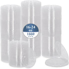 Morning Dew - Clear Flat Lid - 16-24oz Cup - 98mm - XFLAT-16 Morning Dew - Clear Flat Lid - 16-24oz Cup - 98mm - XFLAT-16