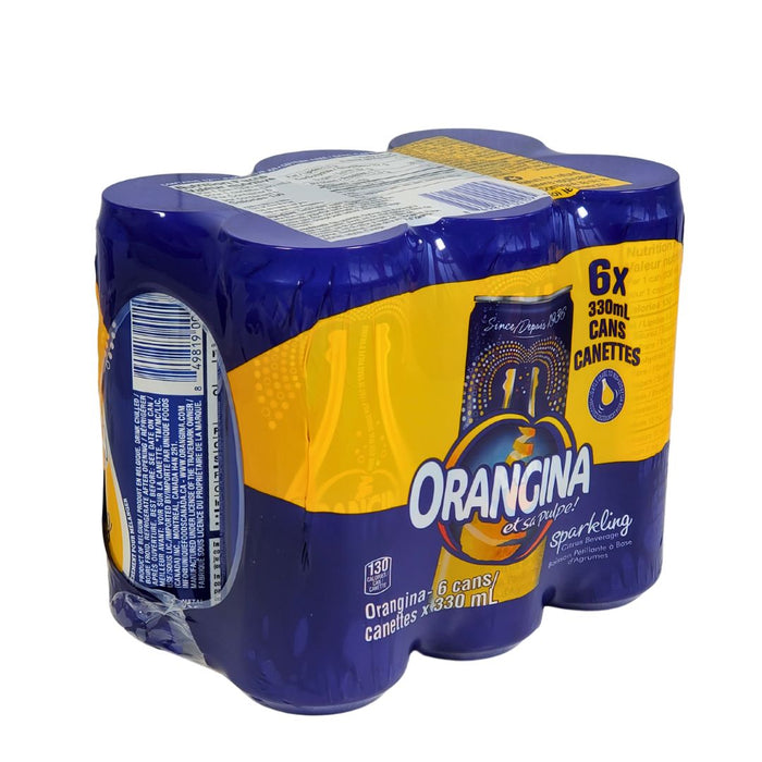 Orangina - Sparkling Soda - Orignal - Cans
