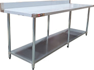 Pro-Kitchen - WorkTable SS w/ Backsplash - 30 Pro-Kitchen - WorkTable SS w/ Backsplash - 30