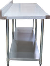Pro-Kitchen - WorkTable SS w/ Backsplash - 30 Pro-Kitchen - WorkTable SS w/ Backsplash - 30