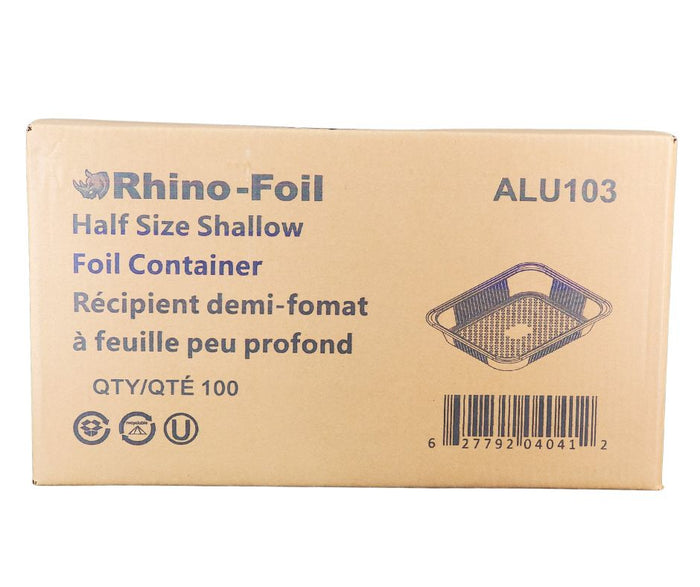 Rhino-Foil - Half Size Shallow - Aluminium Steam Pan