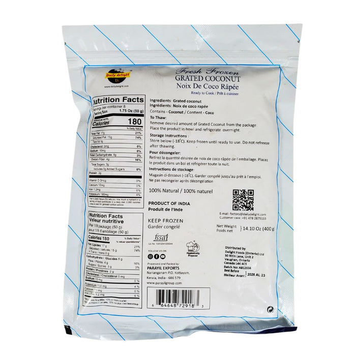 XC - Daily Delight - Grated Coconut - Frozen