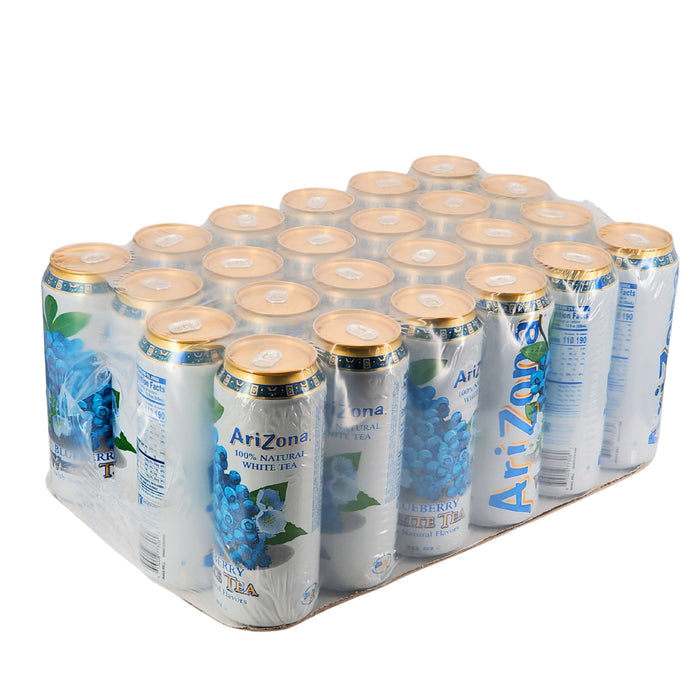 Arizona - Iced Tea - Blueberry White Tea - Cans