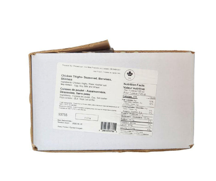 Erie - IQF Chicken Thighs - Boneless & Skinless - Frozen
