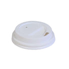 Morning Dew - Dome Sip Lid for 4 oz Hot Paper Cups - White - 4DL-W Morning Dew - Dome Sip Lid for 4 oz Hot Paper Cups - White - 4DL-W