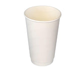 Morning Dew - 16oz Hot Paper Cup - Double Wall - White - D-H16W Morning Dew - 16oz Hot Paper Cup - Double Wall - White - D-H16W