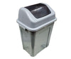 XC - 30L Square Waste Bin w/Push Lid - Grey