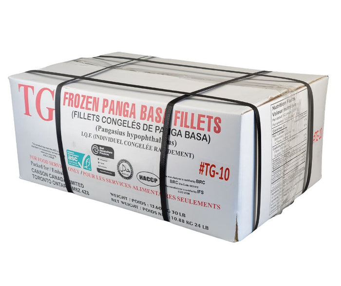 TG - Basa Fillet - 24oz-UP - ( 30 LBS )