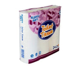 Fluffy Soft - Toilet Tissue - 2 ply - White Fluffy Soft - Toilet Tissue - 2 ply - White