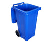 XC - 120L Blue Plastic Recycle Container w/Lid