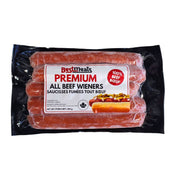 Best Meats - Premium All Beef Wieners - Halal - 60 Hot Dogs