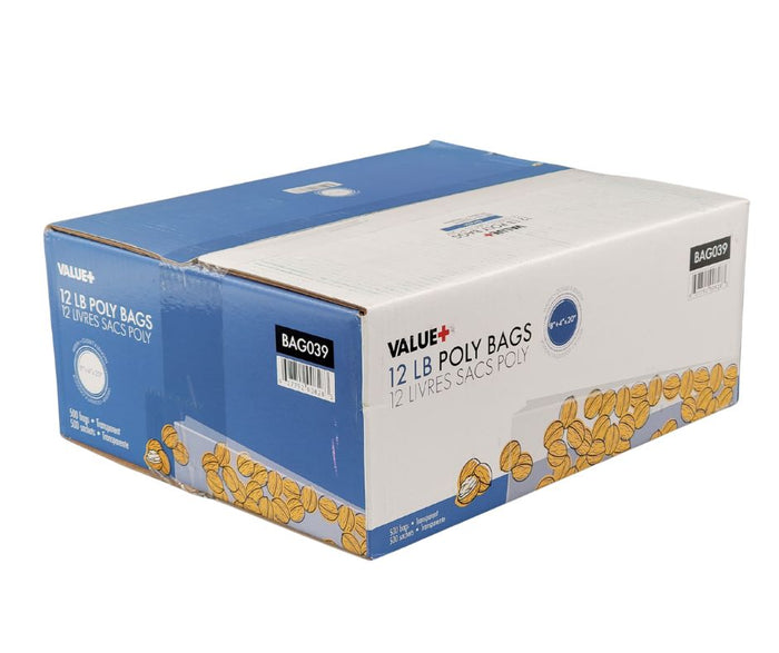 Value+ - Poly Bags - 12 lb
