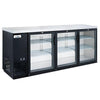 GLACIER - Back Bar Cooler Solid 3 Door 73*24*35 -GBB-73