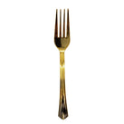 Plastic Fork - Gold - 18.7x2.8cm - SF54 Plastic Fork - Gold - 18.7x2.8cm - SF54