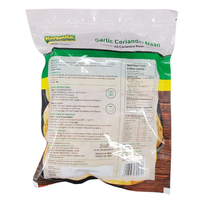 CLR - Karrara - Garlic Coriander Naan - 85g