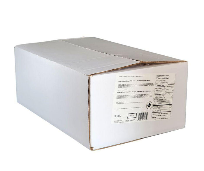 Golden Maple - Crispy Chicken Burgers - Frozen