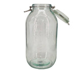 Pougine - 5L Sealed Glass Storage Jar w/ Scale Pougine - 5L Sealed Glass Storage Jar w/ Scale