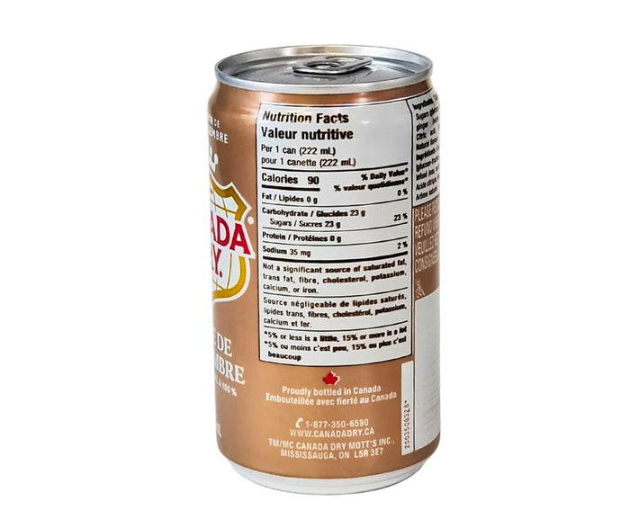 Canada Dry - Ginger Beer - Mini Cans