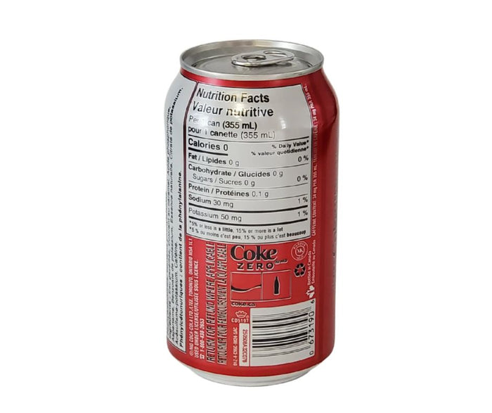 Coca Cola - Zero Sugar - Cans